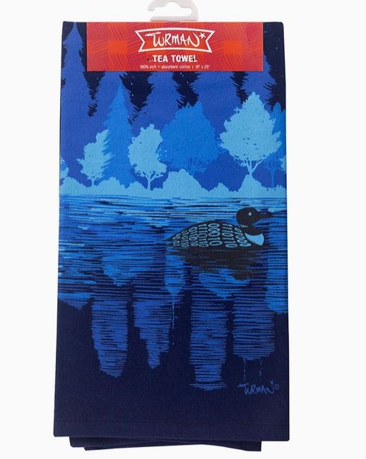 Kitchen Towel - Loon On Lake