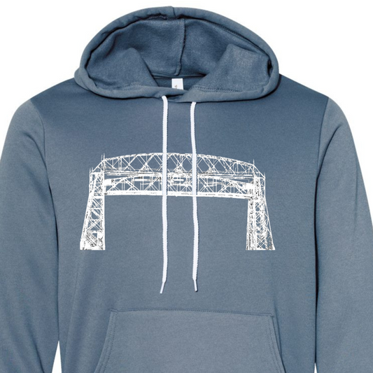 Hooded Sweatshirt - Duluth Aerial Lift Bridge